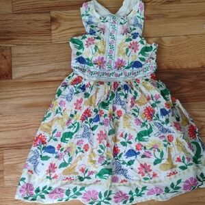 Mini Boden Multicolor Floral Kids Dress